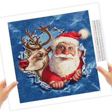 Ladda upp bild till gallerivisning, Diamond Painting Tomte Med Renar*