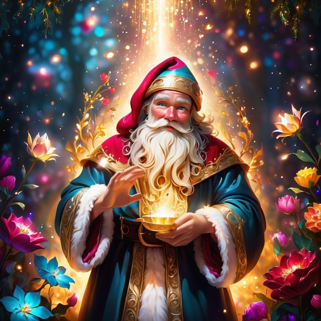 Diamond Painting Santa Fantasia