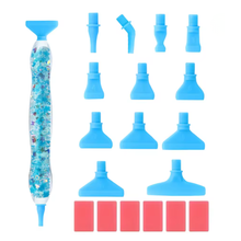 Ladda upp bild till gallerivisning, Diamond Painting Penna Självlysande Med 12 Ändar I Plast Och Vax
