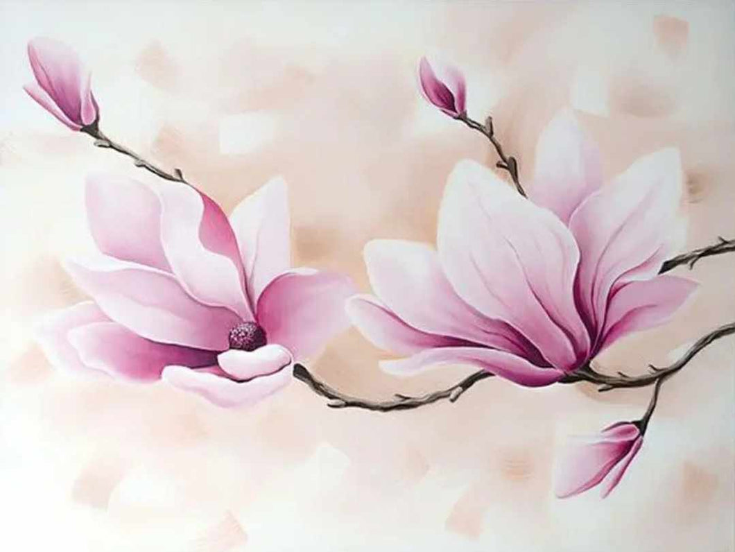 Diamond Painting Magnolia Flower*