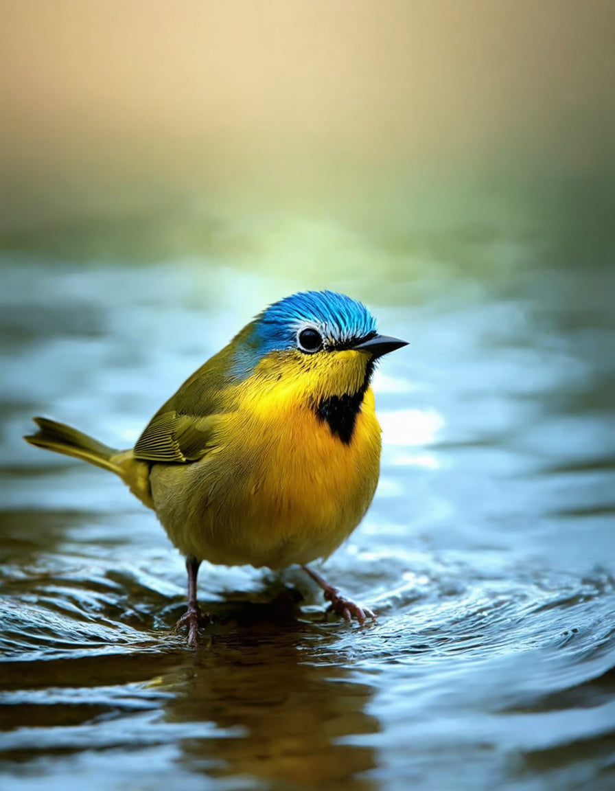 Diamond Painting Bird Water