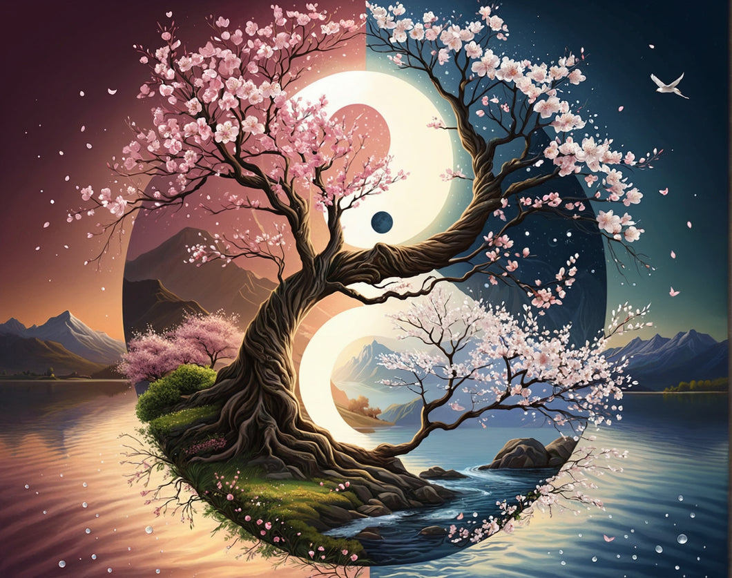 Diamond Painting Blooming Tree
