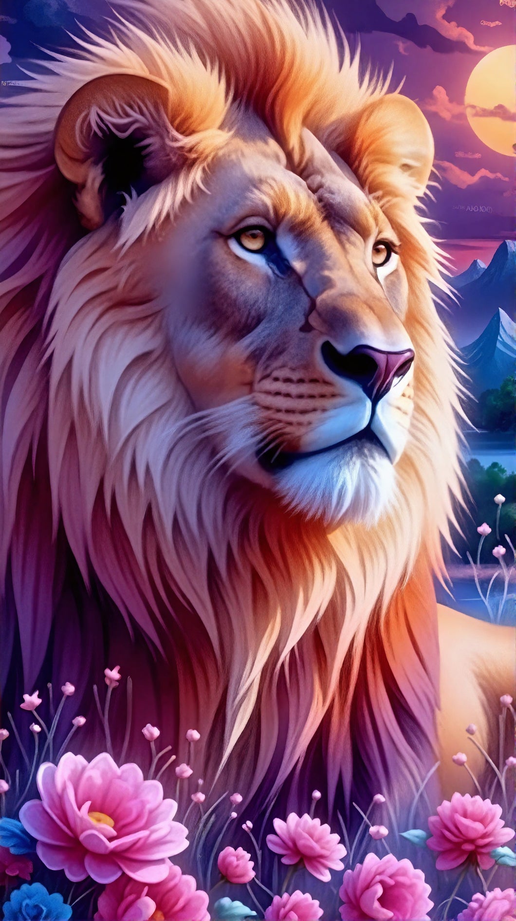 Diamond Painting Lion