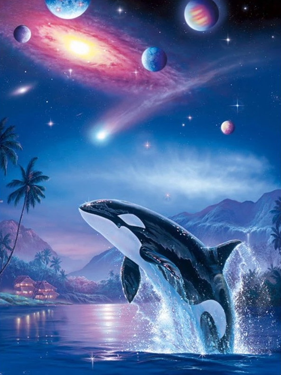 Diamond Painting Späckhuggare Galaxy*