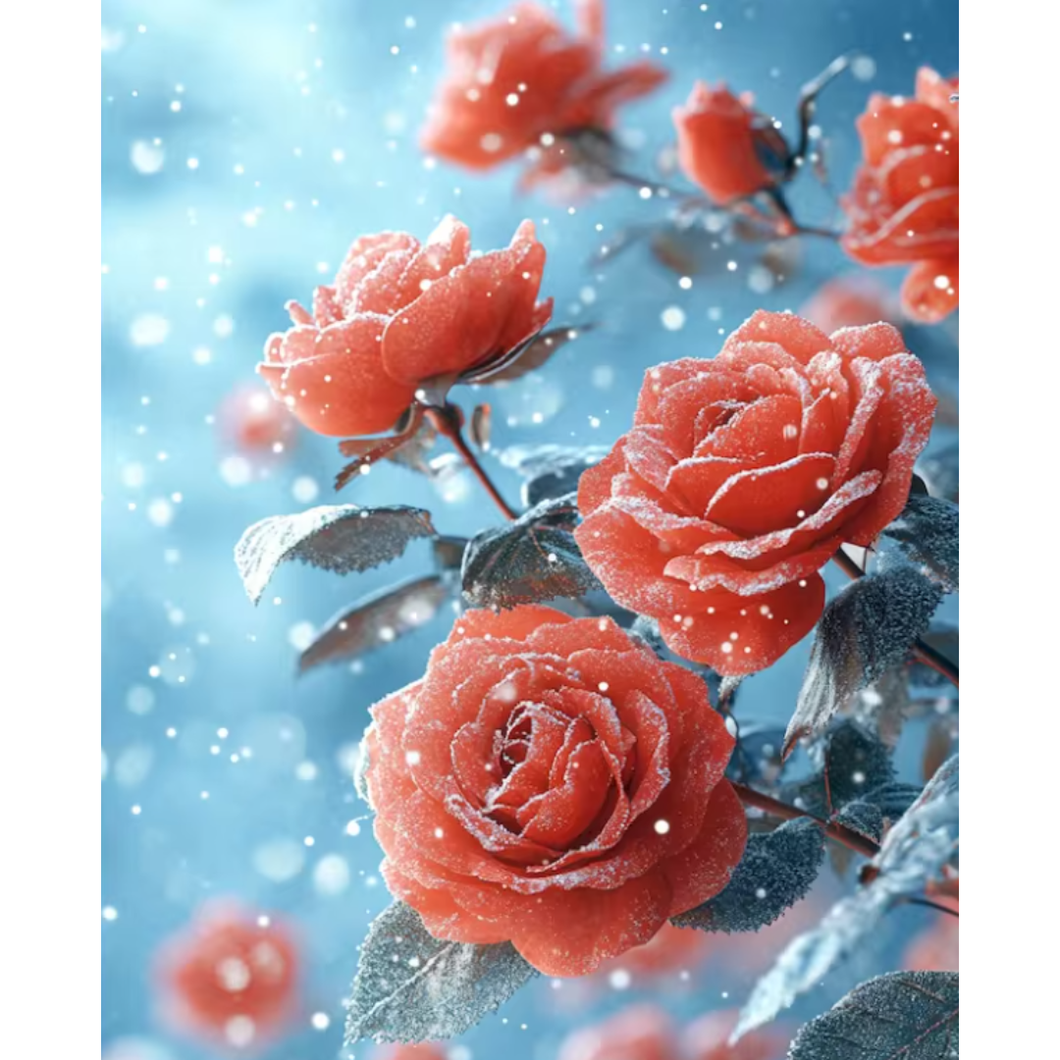 Diamond Painting Rosor Frost