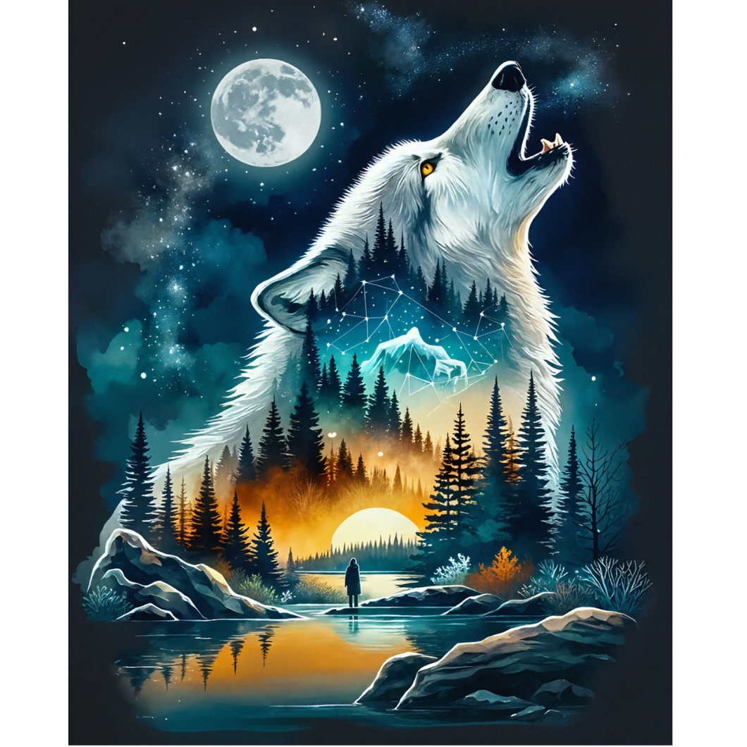 Diamond Painting Wolf Nature