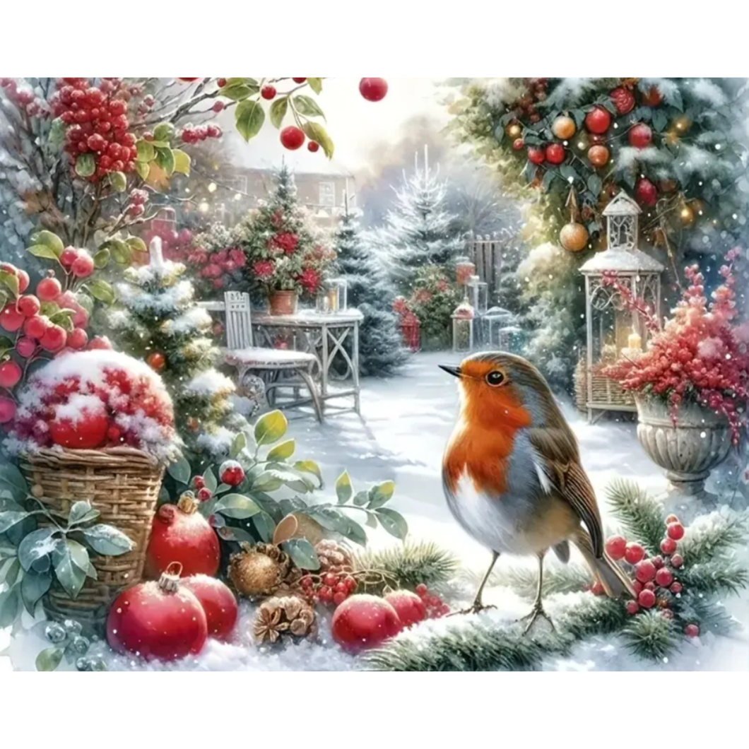Diamond Painting Bird Christmasgarden