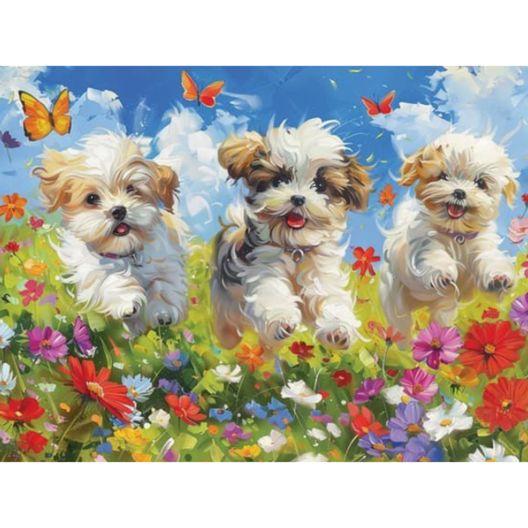 Diamond Painting Joyfull Dogs