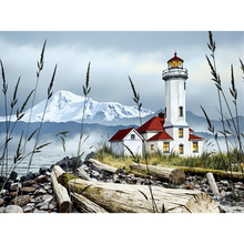 Ladda upp bild till gallerivisning, Diamond Painting Mountain Lighthouse
