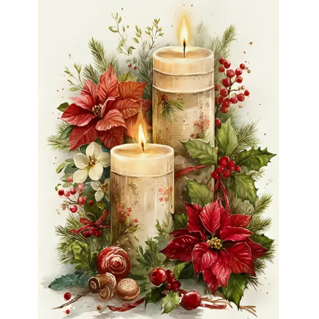 Diamond Painting Juleljus