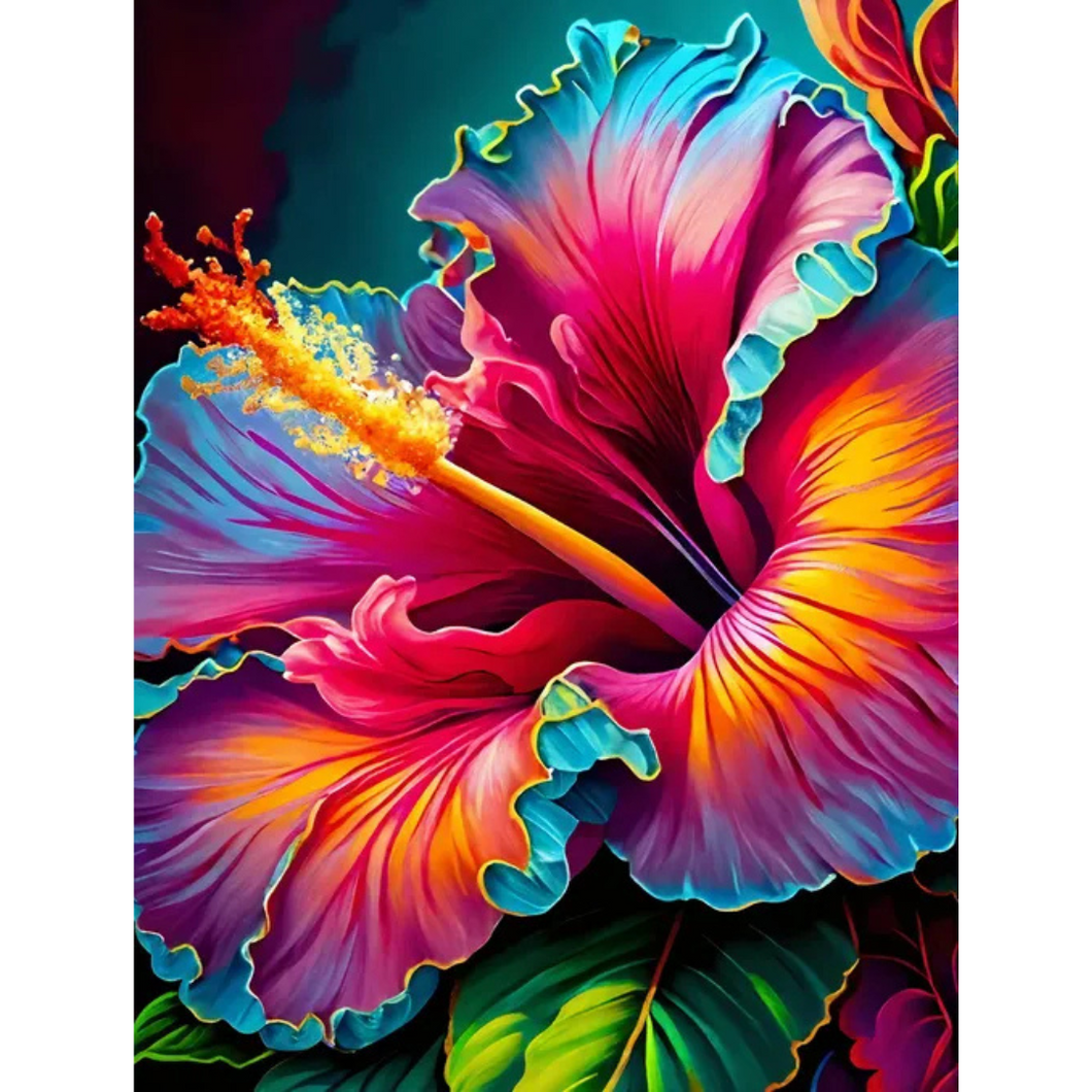 Diamond Painting Exotic Color Flower