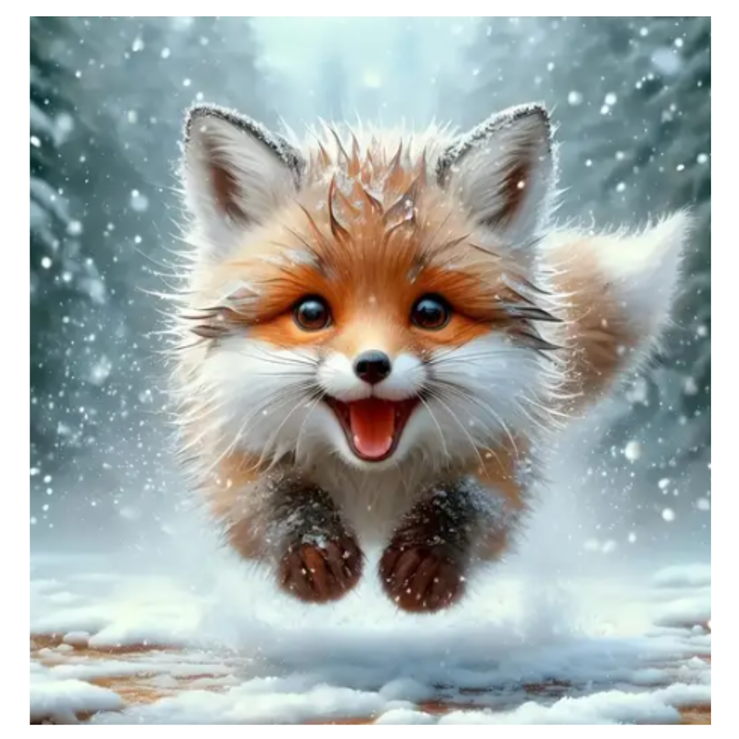 Diamond Painting Happy Fox