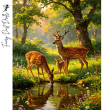 Ladda upp bild till gallerivisning, Diamond Painting Deers Forest
