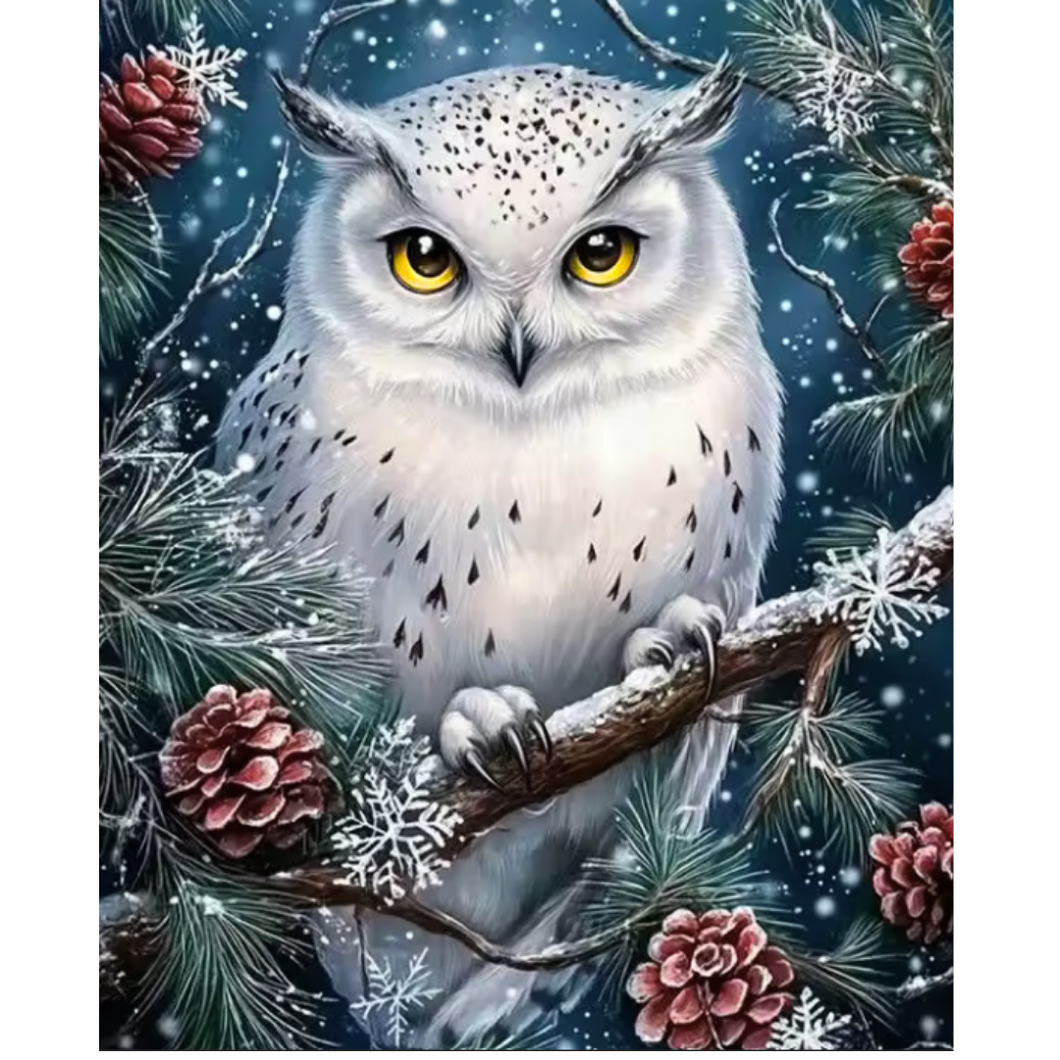 Diamond Painting White owl