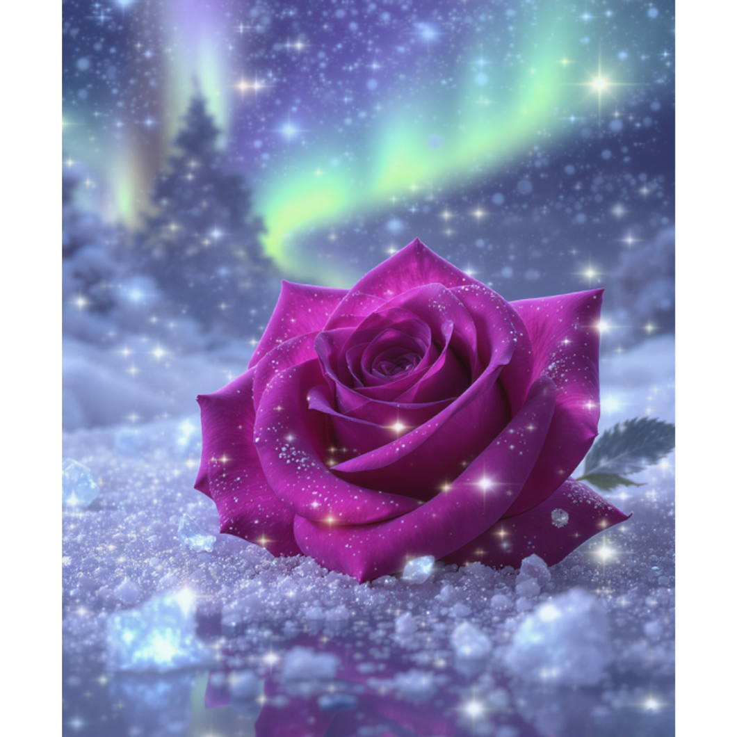Diamond Painting Fairy Dust Drill Aurora Rose