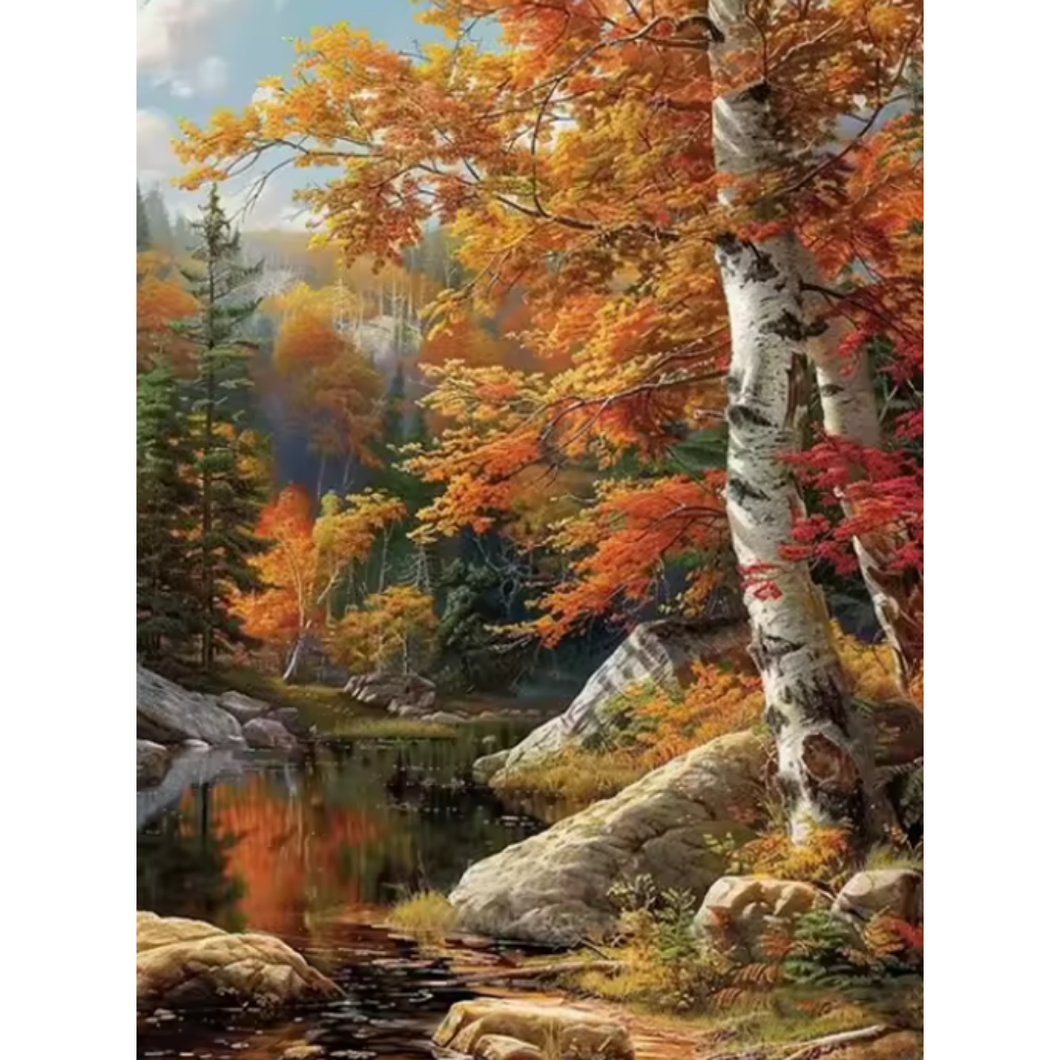 Diamond Painting Höstdag