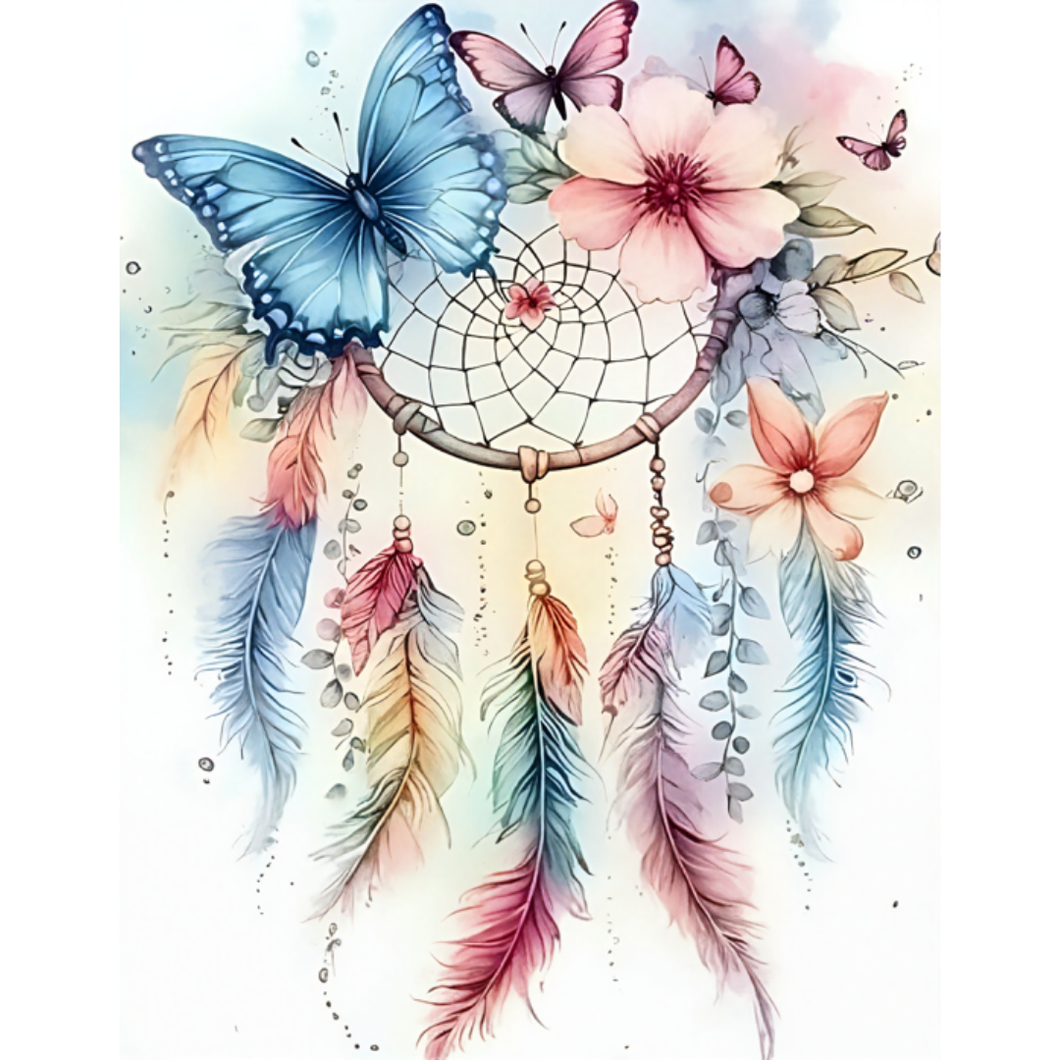 Diamond Painting Drömfångare Fjäril