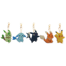 Ladda upp bild till gallerivisning, Diamond Painting Nyckelringar 5-Pack Pokemon - Olika Modeller
