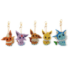 Ladda upp bild till gallerivisning, Diamond Painting Nyckelringar 5-Pack Pokemon - Olika Modeller
