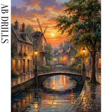 Ladda upp bild till gallerivisning, Diamond Painting Skymmning Över Staden
