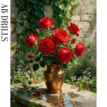 Ladda upp bild till gallerivisning, Diamond Painting Red Roses
