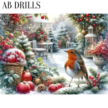 Ladda upp bild till gallerivisning, Diamond Painting Fågel Vinterträdgård
