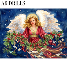 Ladda upp bild till gallerivisning, Diamond Painting Christmas Angel
