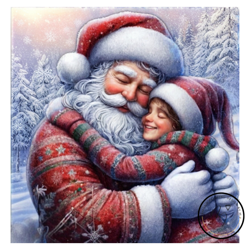 Diamond Painting Christmas Hug