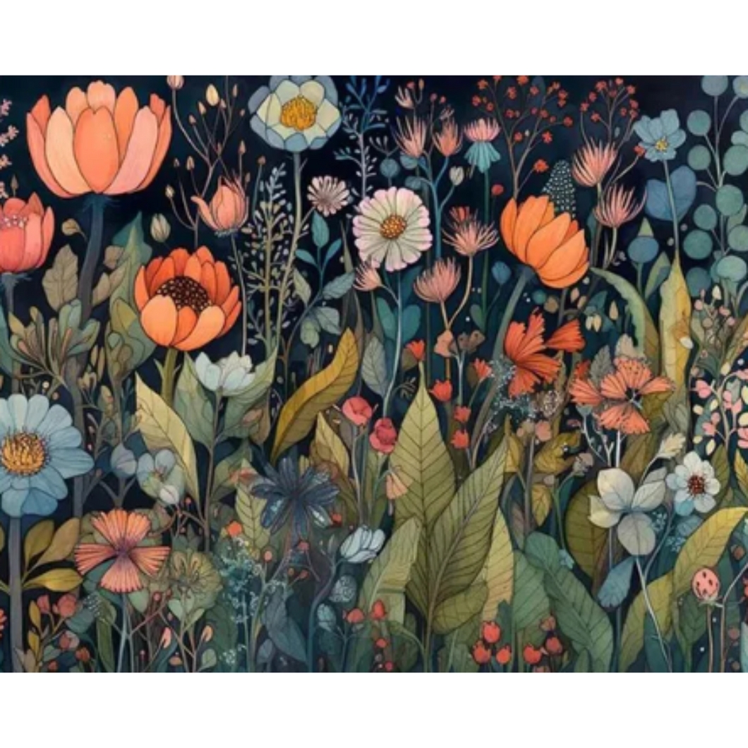 Diamond Painting AB Nattblommor