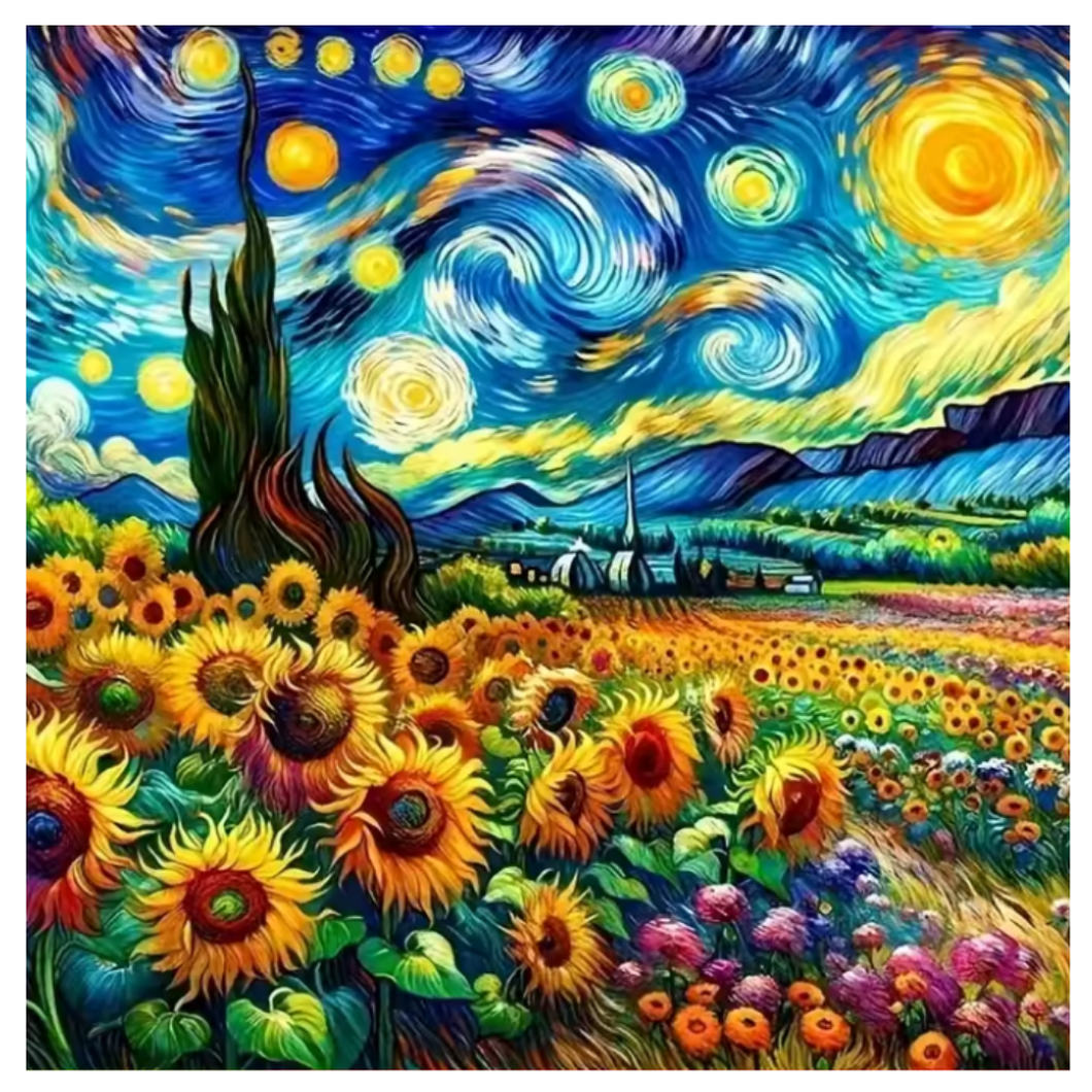 Diamond Painting AB Drill Flowerfield