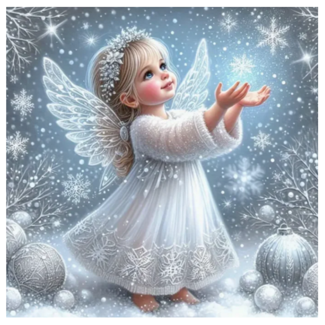 Diamond Painting Fairy Dust Drill Snöängel