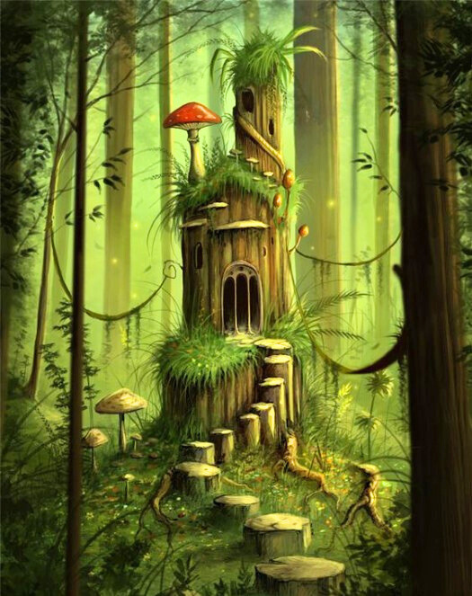 Diamond Painting Fairytale Forest*