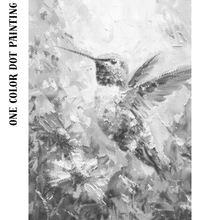 Ladda upp bild till gallerivisning, One Color Dot Painting Hummingbird Painted
