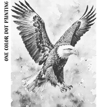 Ladda upp bild till gallerivisning, One Color Dot Painting Eagle
