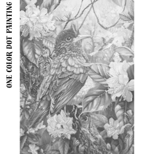 Ladda upp bild till gallerivisning, One Color Dot Painting Bird Flowertree
