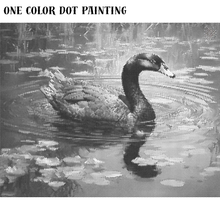 Ladda upp bild till gallerivisning, One Color Dot Painting And

