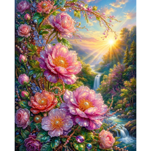 Ladda upp bild till gallerivisning, Diamond Painting Flowers Waterfall
