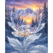 Ladda upp bild till gallerivisning, Diamond Painting Ice Rose
