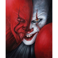 Ladda upp bild till gallerivisning, Diamond Painting Pennywise 2 Faces
