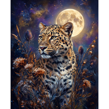 Ladda upp bild till gallerivisning, Diamond Painting Leopard Moon
