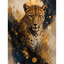 Ladda upp bild till gallerivisning, Diamond Painting Leopard Gold
