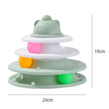 Ladda upp bild till gallerivisning, Kattleksak Bolltorn
