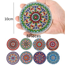 Ladda upp bild till gallerivisning, Diamond Painting Glasunderlägg 8-Pack Mandala - Välj Bland Olika Set
