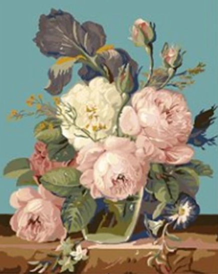 Paint By Numbers Peony 40x50