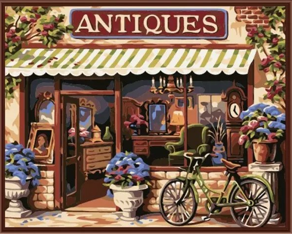 Paint By Numbers Little Shop 40x50