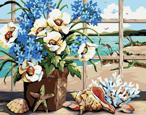 Paint By Numbers Havsutsikt 40x50