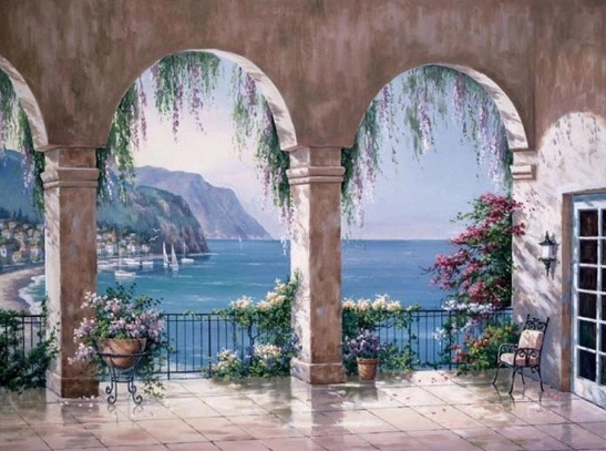 Paint By Numbers Ocean View 40x50