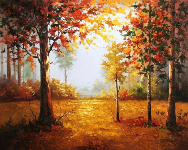 Paint By Numbers Magic Forest 40x50
