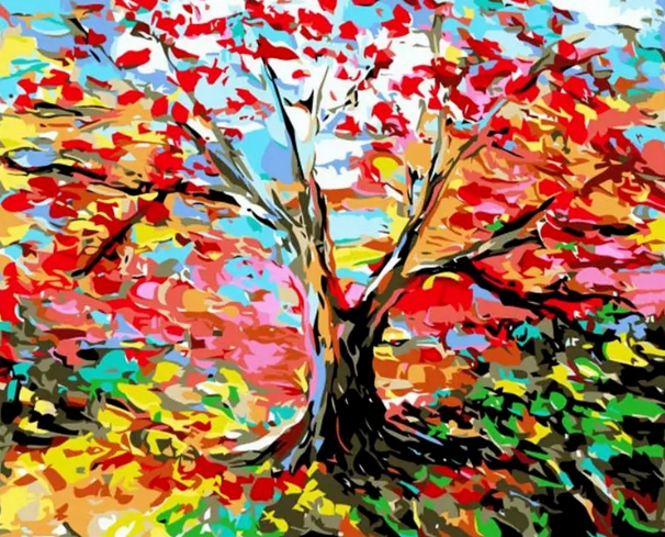 Paint by Numbers Color Tree 40x50