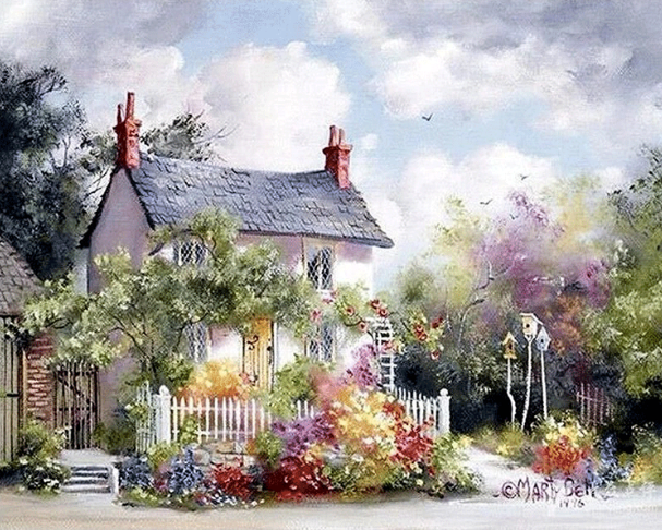 Paint By Numbers The Little House 40x50